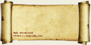 Isidora Skokić vizit kartica